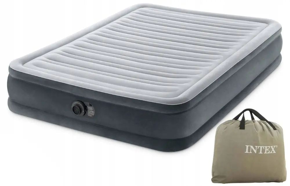 Надувной матрас Intex Velur Comfort-Plush 67768 (Grey) - 6