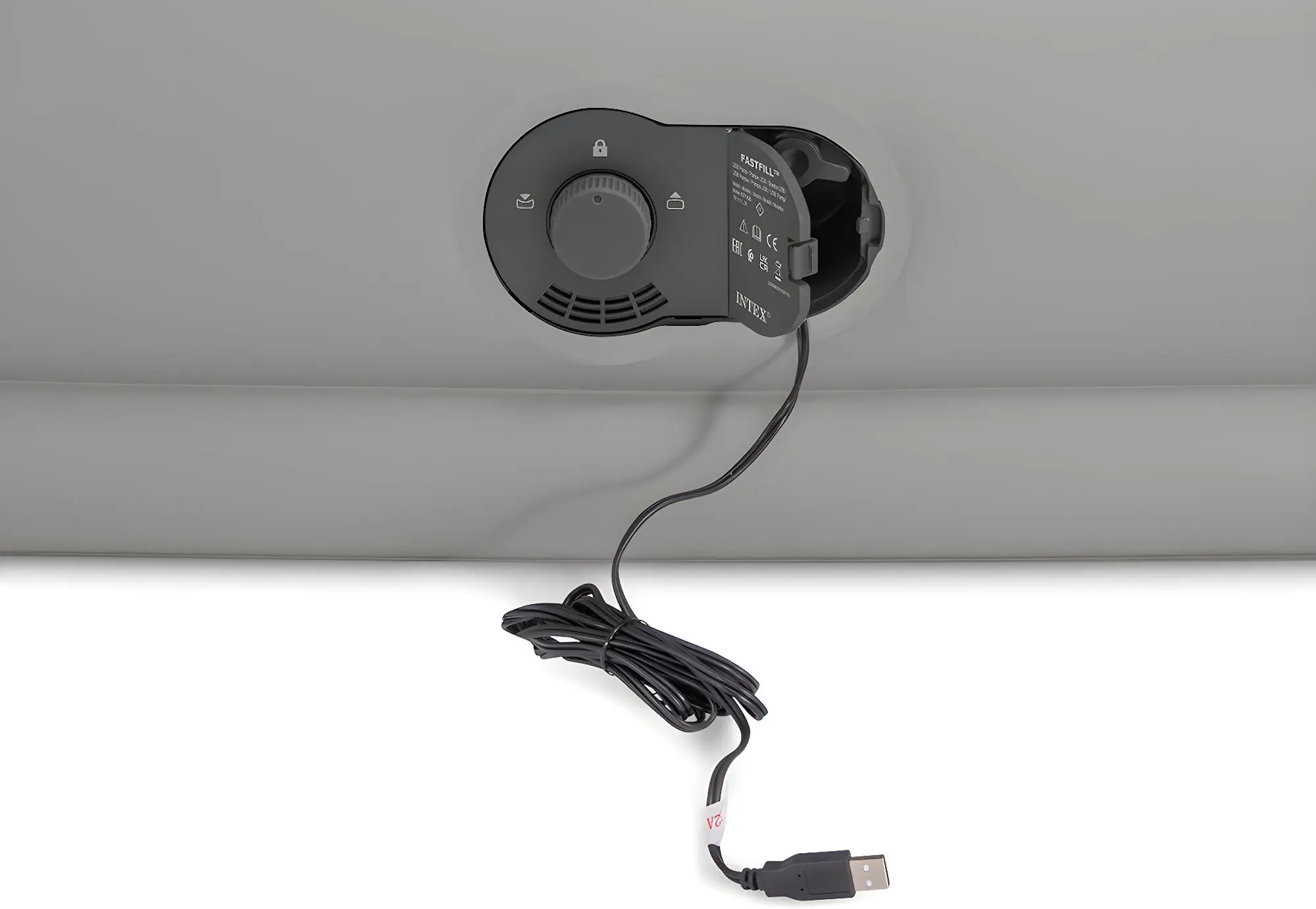 Saltea gonflabila Intex Velur Prestige 64114 (Grey)