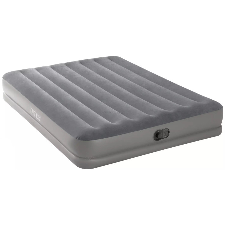Saltea gonflabila Intex Velur Prestige 64114 (Grey)