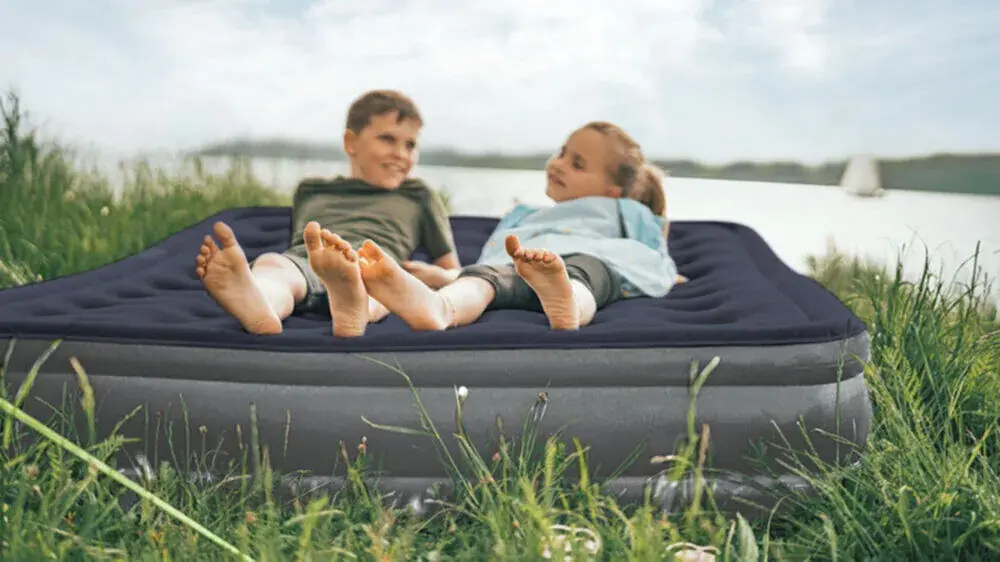 Надувной матрас Outwell Flock Superior Double (Grey/Blue) - 5