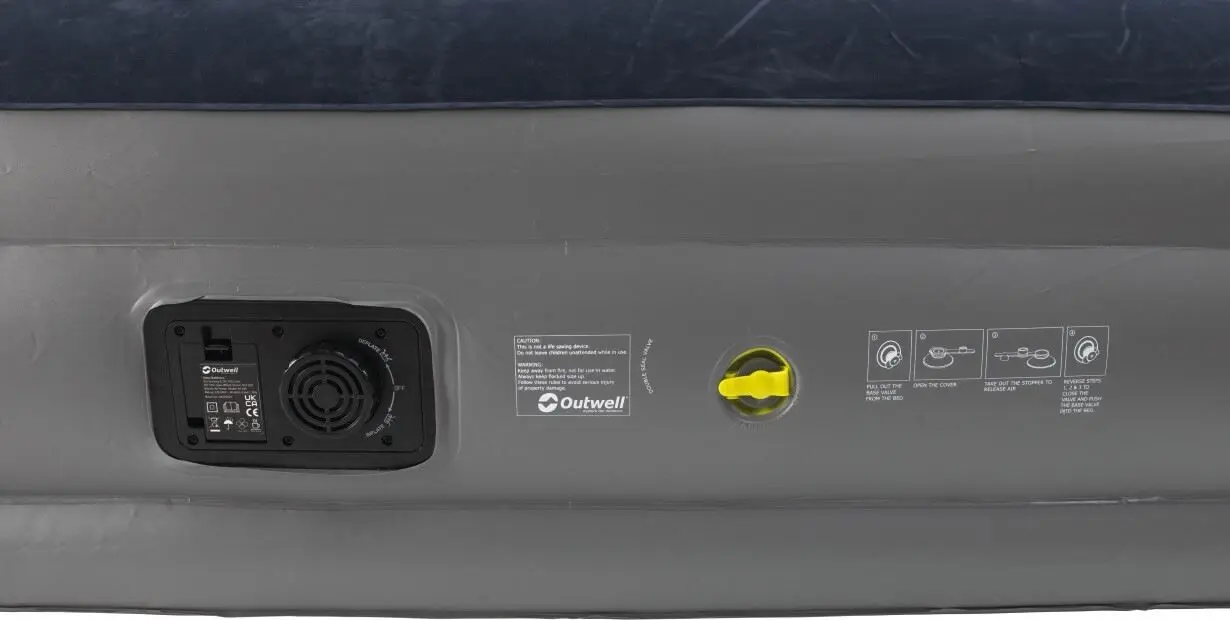 Saltea gonflabila Outwell Superior Single (Black/Grey)