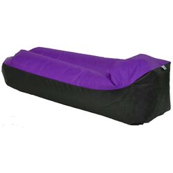 Надувной лежак Royokamp Lazy 1020143 (Violet/Black)