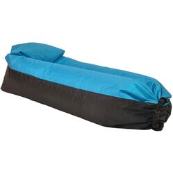 Надувной лежак Royokamp Lazy Bag (Light Blue/Black)