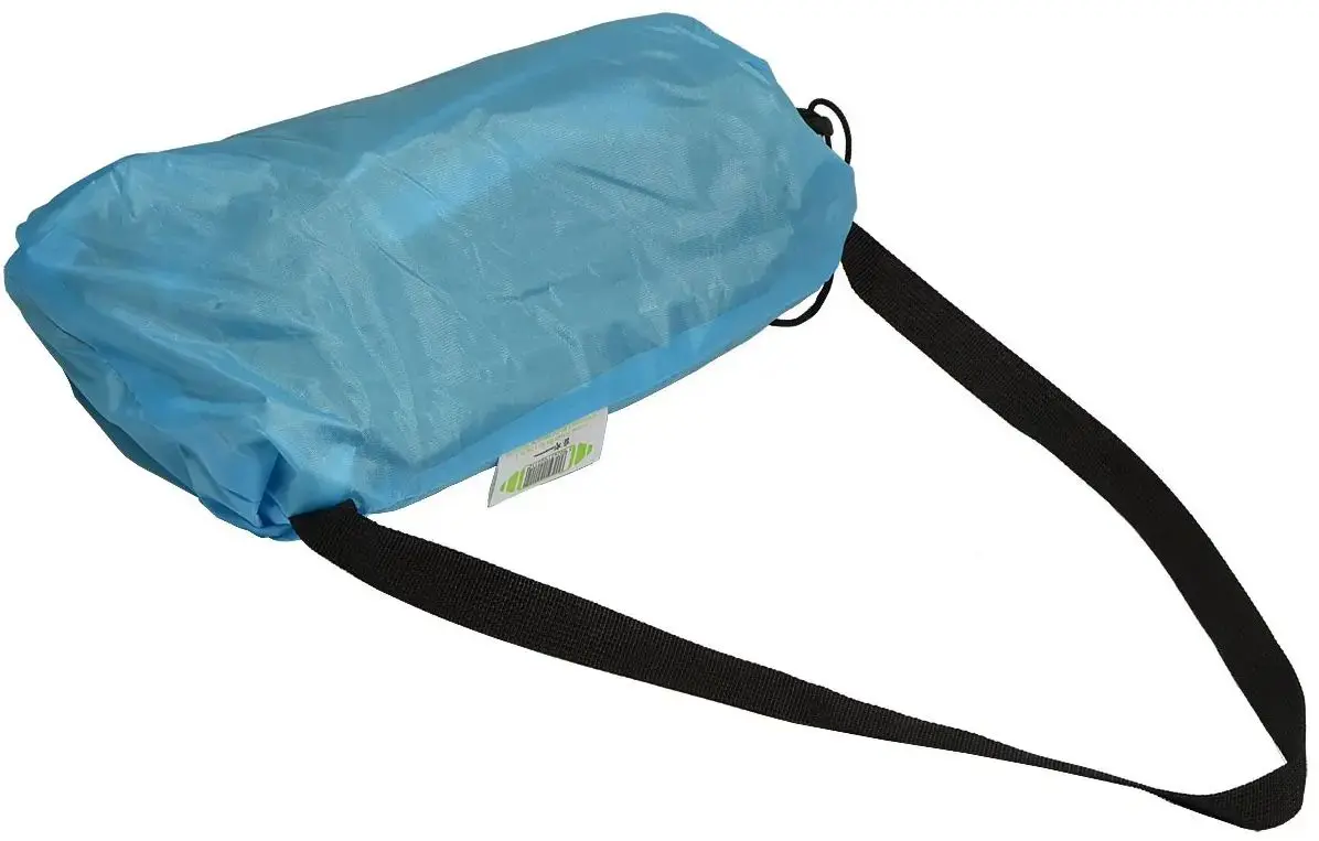 Надувной лежак Royokamp Lazy Bag (Light Blue/Black) - 2