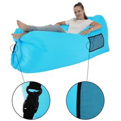 Sezlong gonflabil Tempo Kondela Lebag (Blue) Thumb