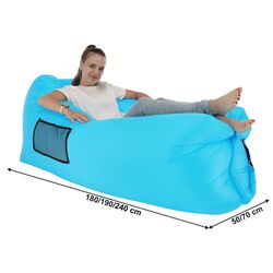 Sezlong gonflabil Tempo Kondela Lebag (Blue) Thumb