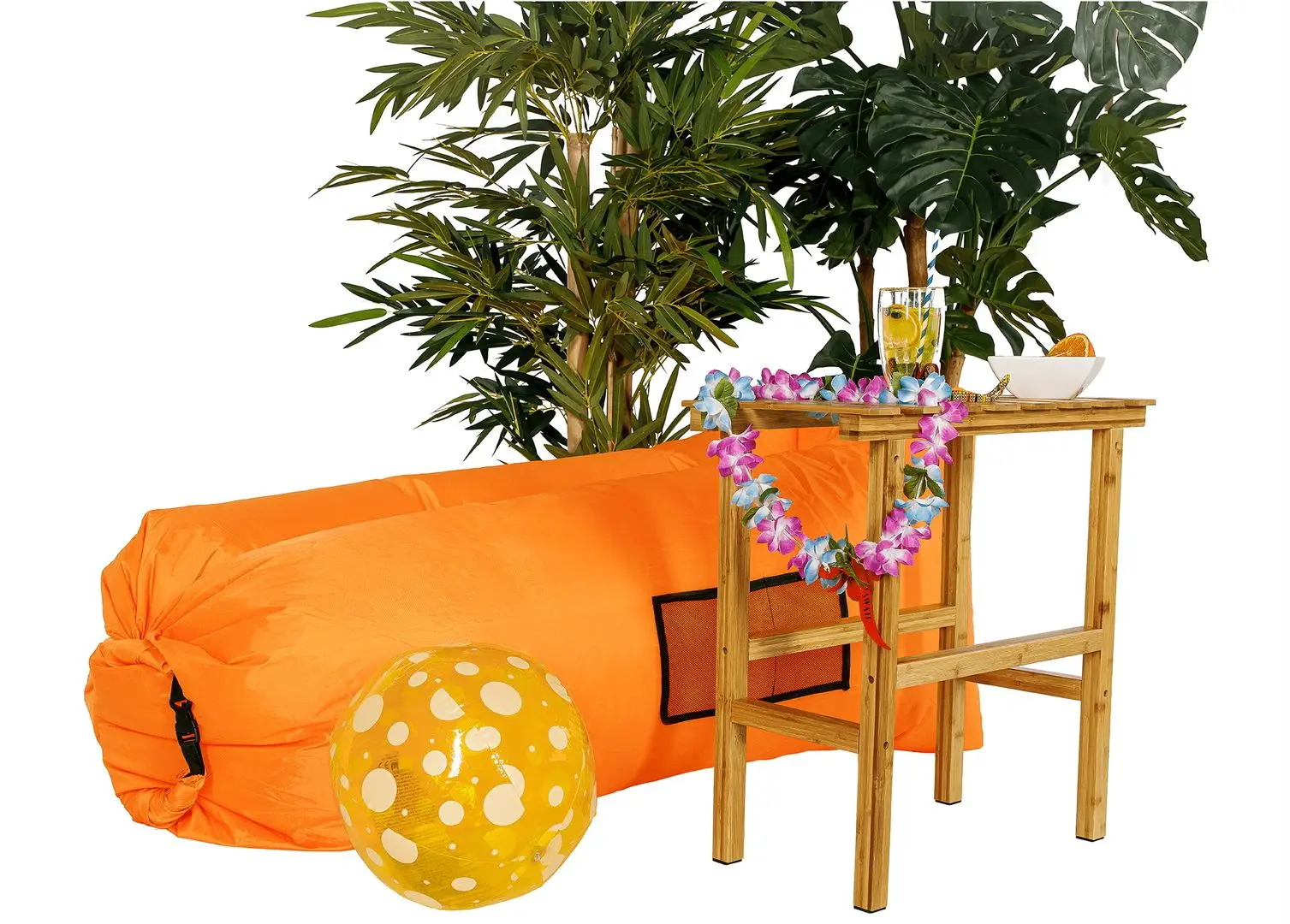 Sezlong gonflabil Tempo Kondela Lebag (Orange)