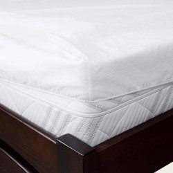 Protectie saltea Almir CE-15 cu elastic 200x200 (White) Thumb