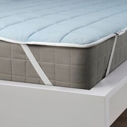 Protectie saltea Ikea Kejsarolvon 160x200 (Bej/Albastru) Thumb