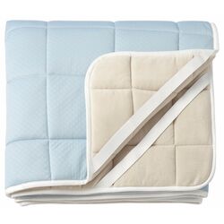 Protectie saltea Ikea Kejsarolvon 160x200 (Bej/Albastru)