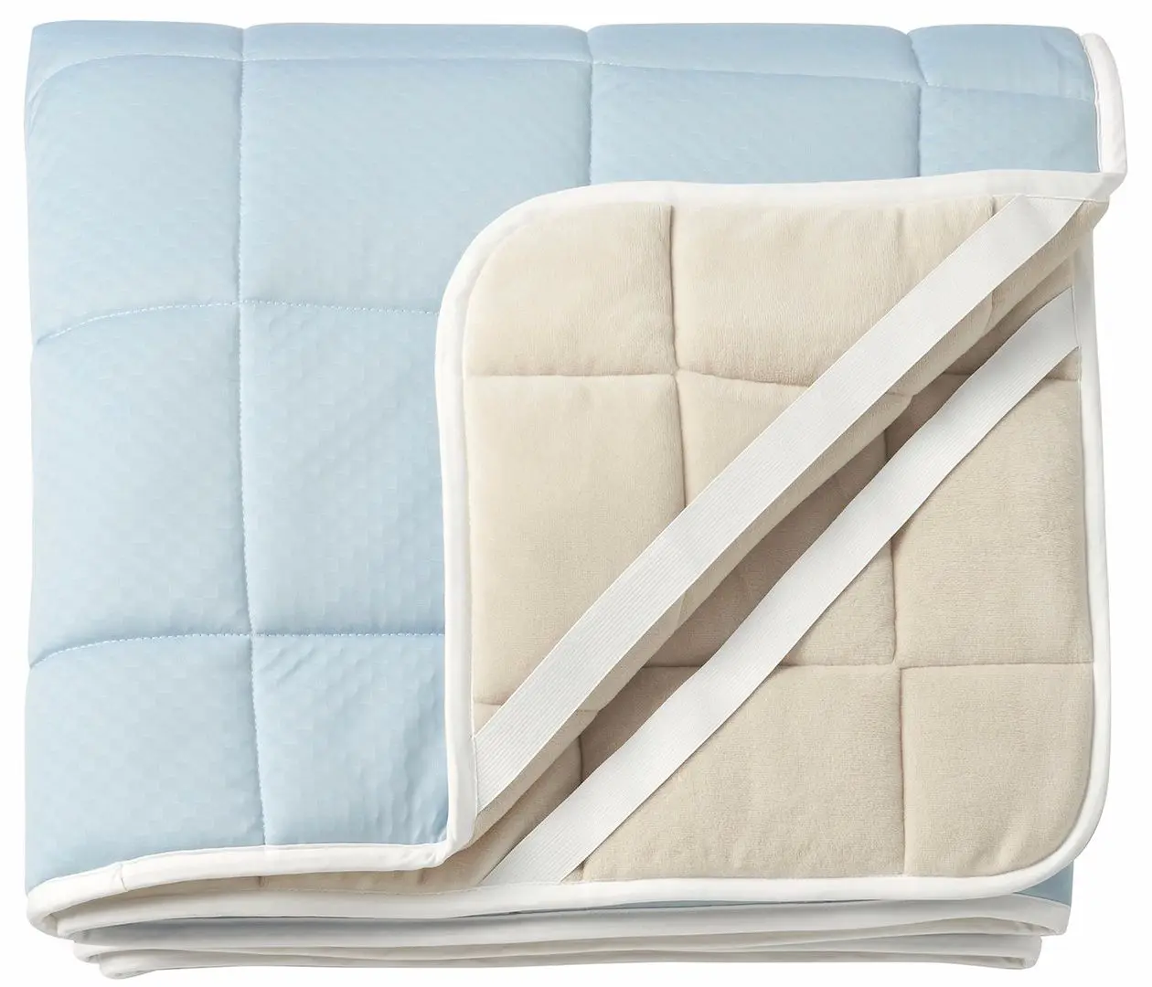 Protectie saltea Ikea Kejsarolvon 160x200 (Bej/Albastru)