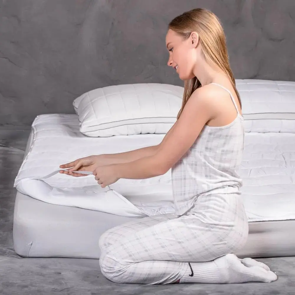 Husa pentru saltea Tep Eco Blanc 018942 (160x200)