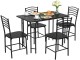 Set de sufragerie Costway HW66275 1+4 (Black)