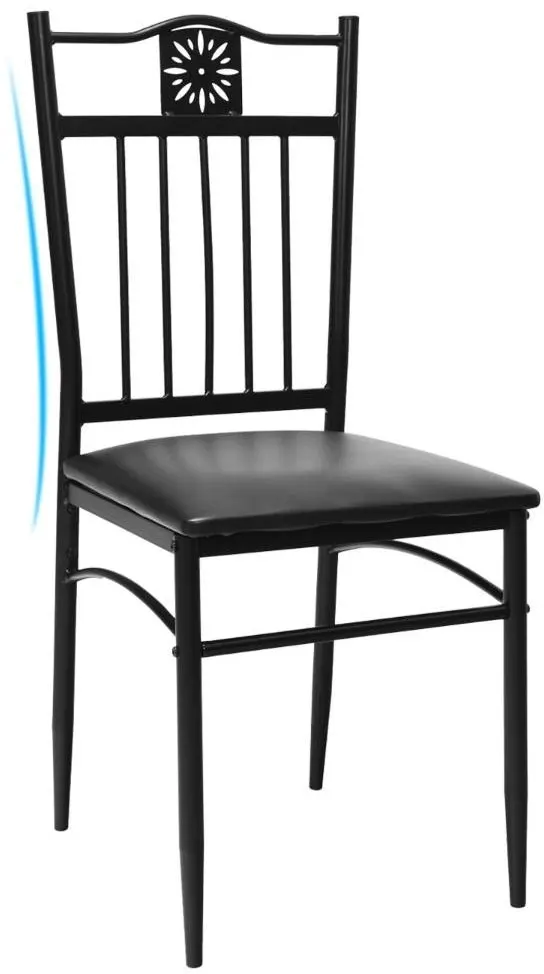 Обеденный набор Costway HW66276BK 1+4 (Natural/Black)