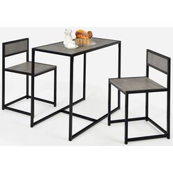 Set masa scaune Costway HW66477GR 1+2 (Grey/Black) Thumb