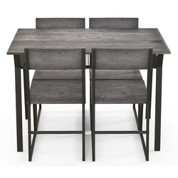 Set de sufragerie Costway KC56612GR 1+4 (Grey) Thumb