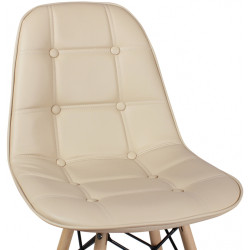 Set de sufragerie DP Agata 115x68cm Brown/Black + Sunrise C-24 PU Beige/Beech (1+4) Thumb