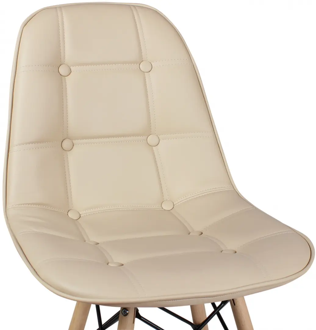 Set de sufragerie DP Agata 115x68cm Brown/Black + Sunrise C-24 PU Beige/Beech (1+4)