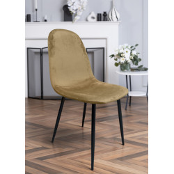 Set de sufragerie DP Agata 115x68cm Brown/Black + Yasen С1703 HLR-12 Mustard/Black (1+4) Thumb