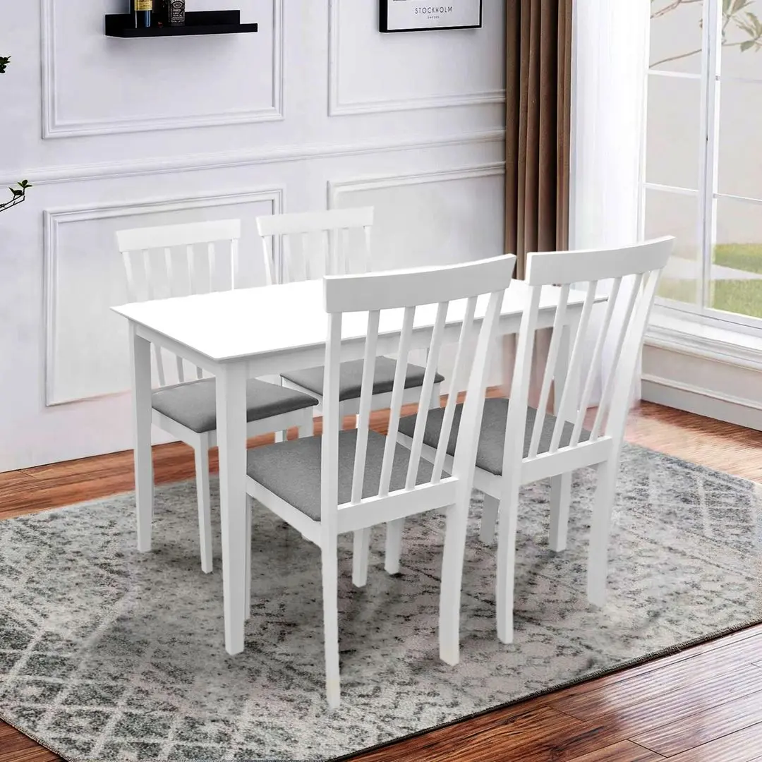 Обеденный набор DP Houston 1+4 (White)