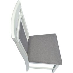 Set de sufragerie Evelin Capella V + Deepa-R White/Gray (1+4) Thumb