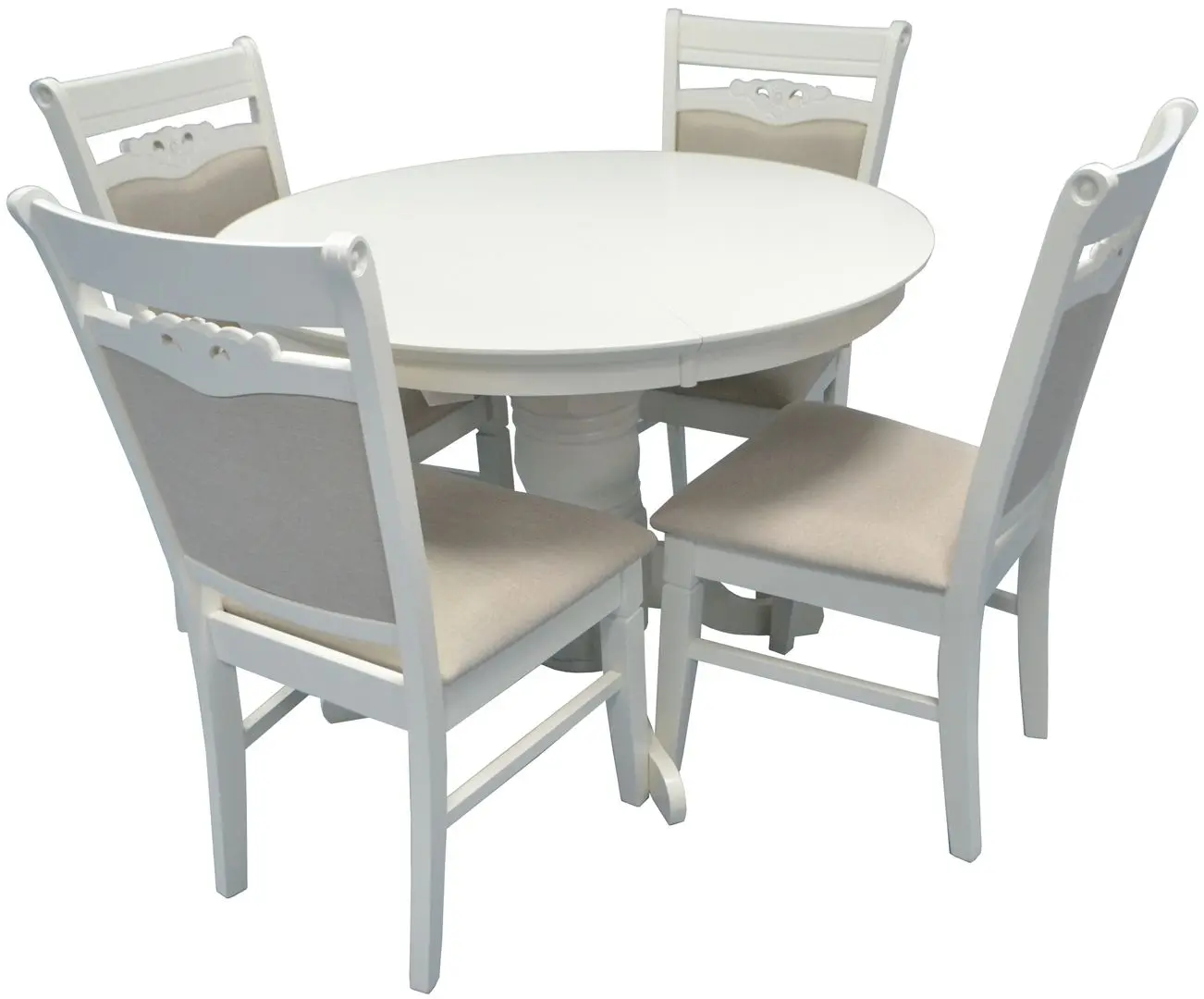 Set de sufragerie Evelin Capella V + HV-3167 Light Cream (1+4)