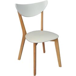 Set de sufragerie Evelin Cooper + Cameroon Leather White/Bella Beech (1+4) Thumb