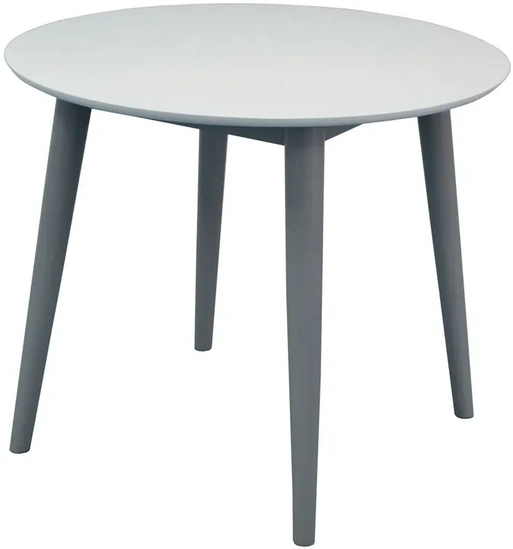 Обеденный набор Evelin Coral + Cameroon Leather White/Gray (1+4) - 2