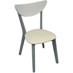 Обеденный набор Evelin Coral + Cameroon Leather White/Gray (1+4) Thumb