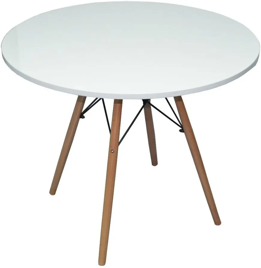 Set de sufragerie Evelin DT 401-1 + XR-154 B White/Light Gray (1+4) - 2