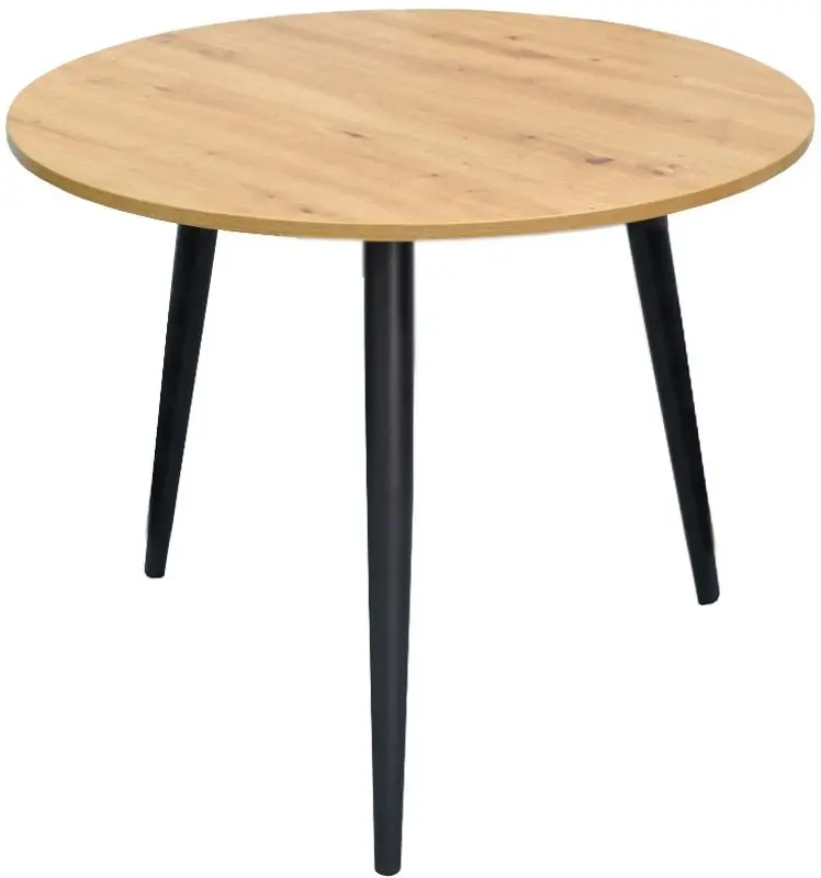 Set de sufragerie Evelin DT 404-2 + LC-619 B Wood/Blue (1+3)