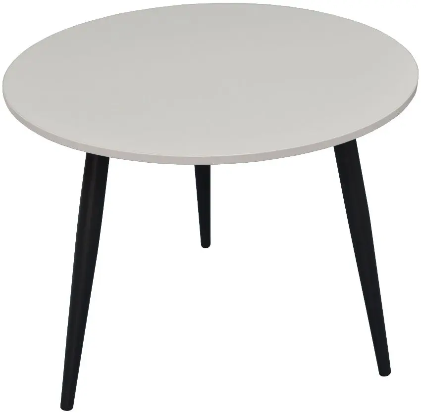 Set de sufragerie Evelin DT 404-3 + LC-619 B White/Dark Grey (1+3) - 2