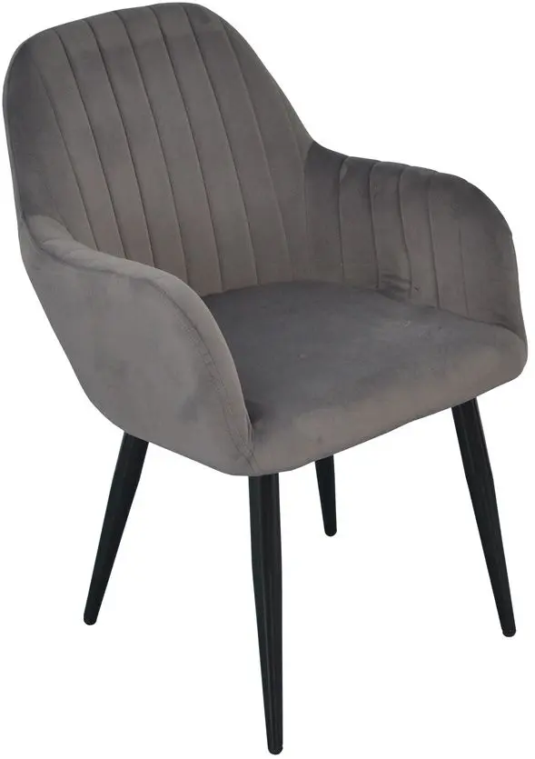 Set de sufragerie Evelin DT 404-3 + LC-621 B White/ Dark Grey (1+3) - 3