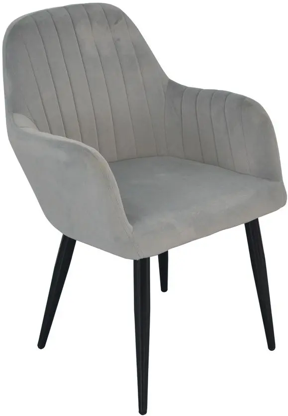 Set de sufragerie Evelin DT 404-3 + LC-621 B White/Light Grey (1+3) - 3