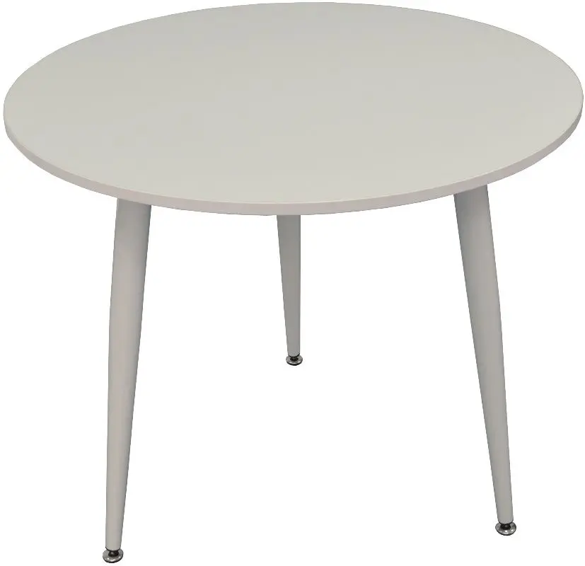 Set de sufragerie Evelin DT 404-3 + LC-640 B White/Light Grey (1+3) - 2