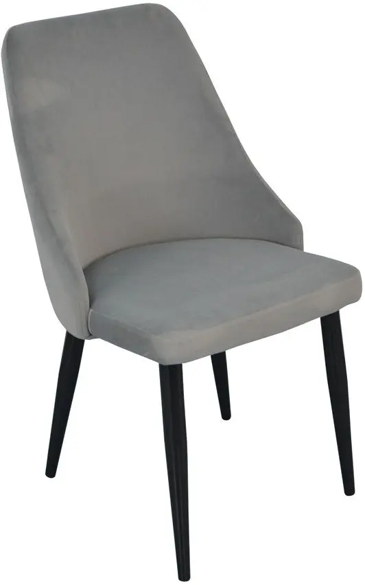 Set de sufragerie Evelin DT 404-3 + LC-640 B White/Light Grey (1+3) - 3