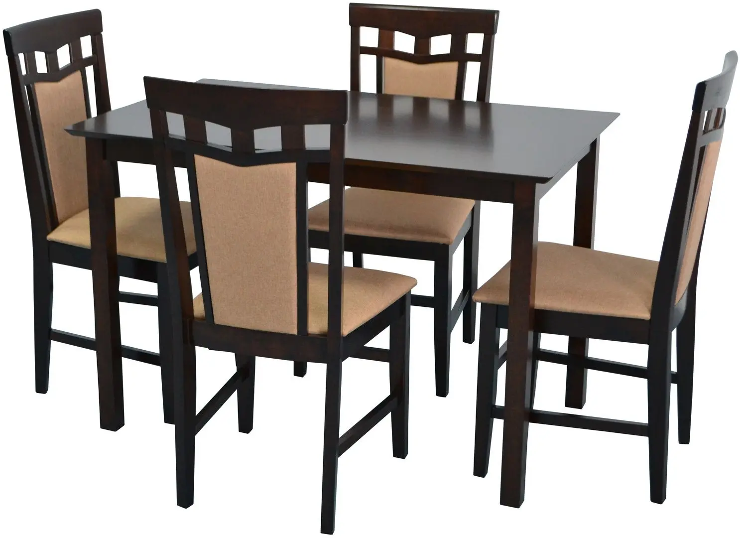 Set de sufragerie Evelin Gloria + Deepa-R Chocolate/Light Brown (1+4)