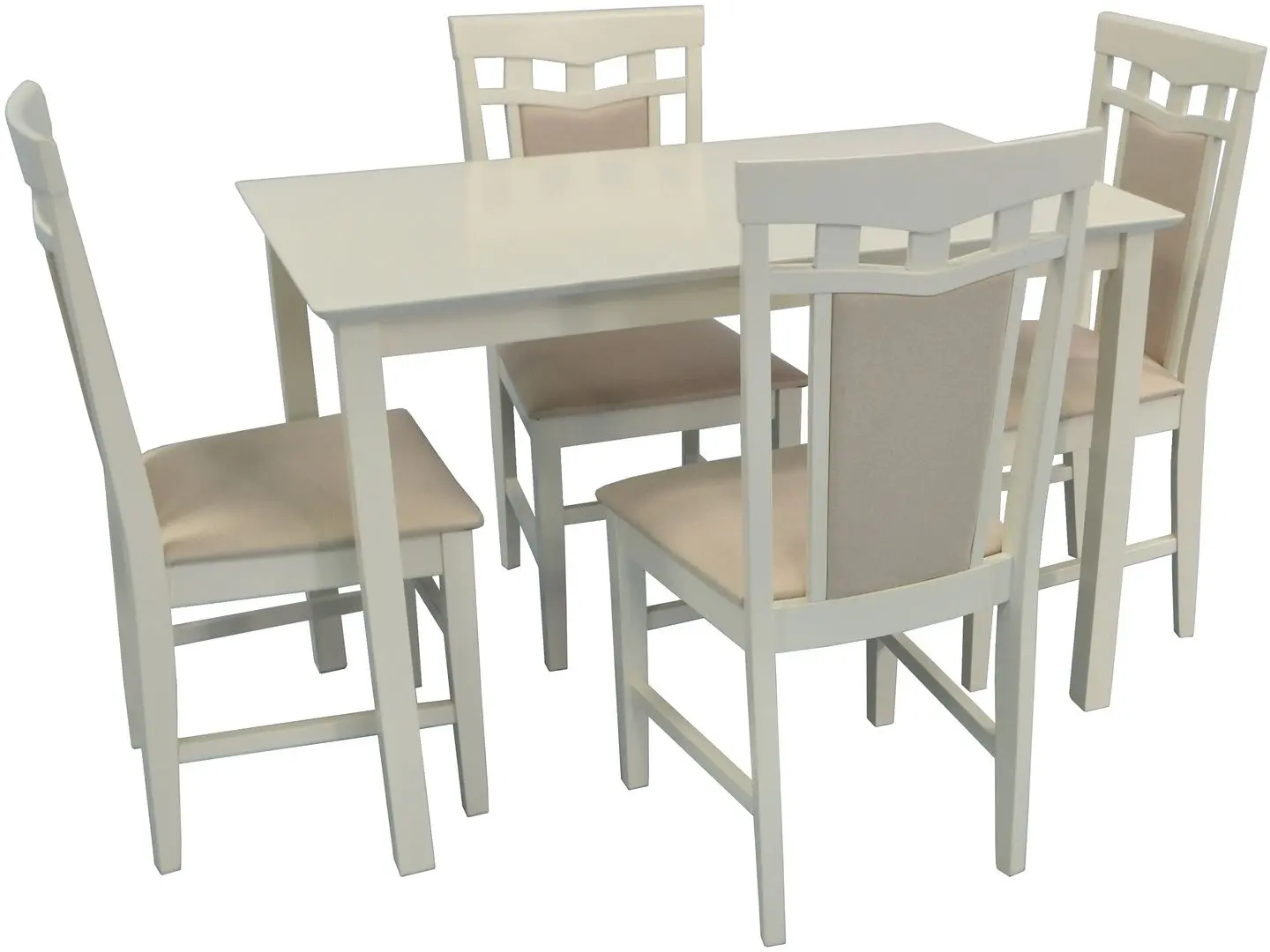 Обеденный набор Evelin Gloria + Deepa-R Cream Light/Beige (1+4)