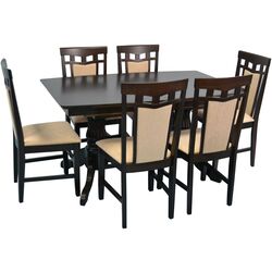 Set de sufragerie Evelin HV 32 V + Deepa-R Chocolate/Beige (1+6)