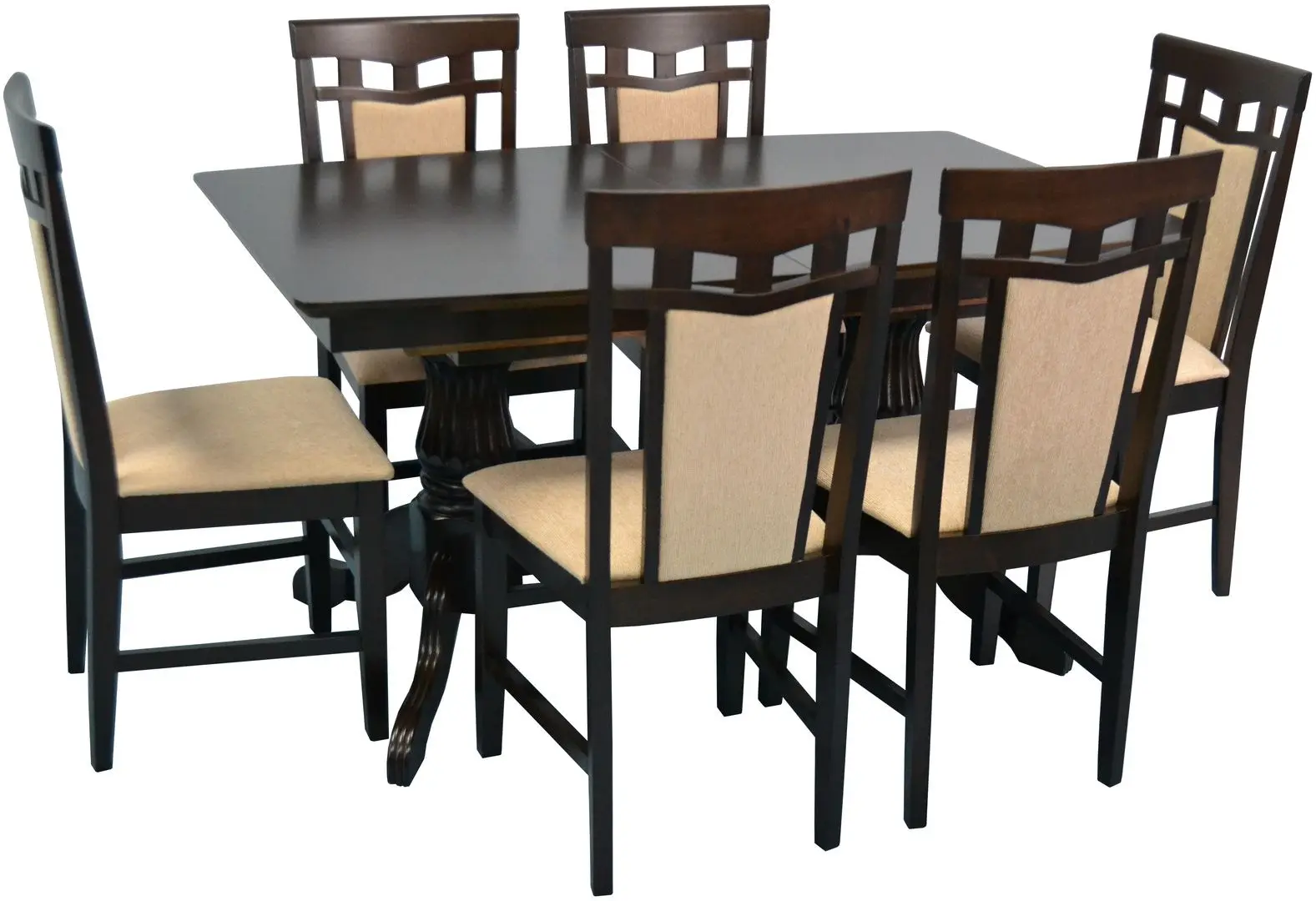 Set de sufragerie Evelin HV 32 V + Deepa-R Chocolate/Beige (1+6)