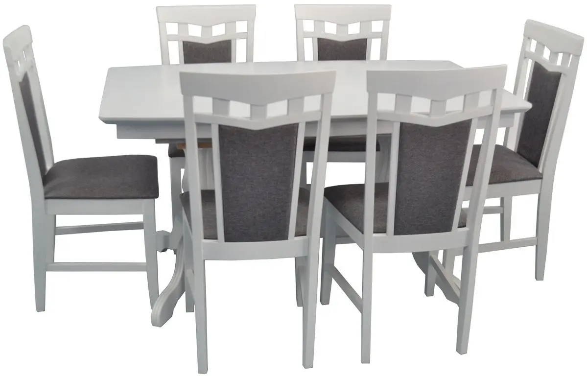 Обеденный набор Evelin HV-32 V + Deepa-R White/Gray (1+6)