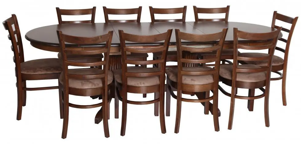 Обеденный набор Evelin HV 33 V + Deepa-R Burnish Oak/Brown (1+6) - 2