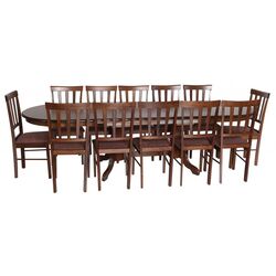 Обеденный набор Evelin HV 33 V + Deepa-R Burnish Oak/Brown (1+6) Thumb