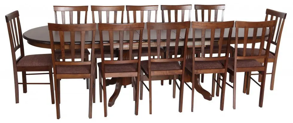 Обеденный набор Evelin HV 33 V + Deepa-R Burnish Oak/Brown (1+6) - 3