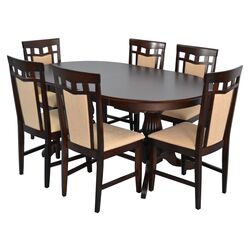 Set de sufragerie Evelin HV 33 V + Deepa-R Chocolate/Beige (1+6)