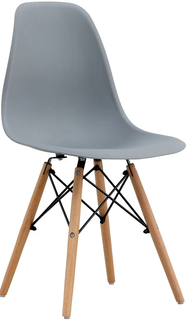 Set de sufragerie Fabrik Home Necoline Retro RM-1194 Aspect Marmura Neagra/Negru + Sunrise C-01 Gray/Beech (1+4) - 5