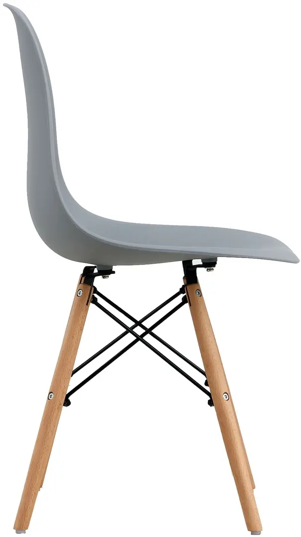 Set de sufragerie Fabrik Home Necoline Retro RM-1194 Aspect Marmura Neagra/Negru + Sunrise C-01 Gray/Beech (1+4) - 6