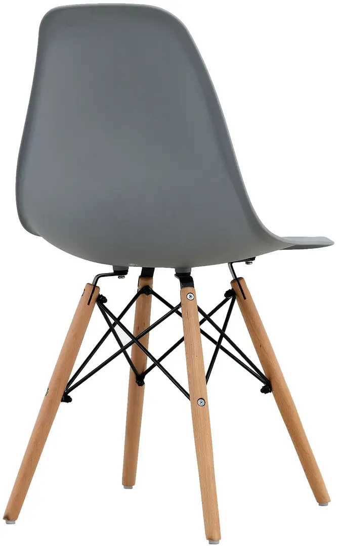 Set de sufragerie Fabrik Home Necoline Retro RM-1194 Aspect Marmura Neagra/Negru + Sunrise C-01 Gray/Beech (1+4) - 7