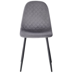 Обеденный набор Fabrik Home Necoline Retro RM-1194 Aspect Marmura Neagra/Negru + Yasen DC 5010 Grey/Black (1+4) Thumb