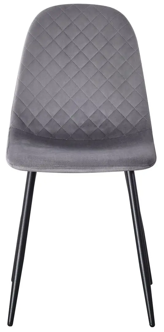 Обеденный набор Fabrik Home Necoline Retro RM-1194 Aspect Marmura Neagra/Negru + Yasen DC 5010 Grey/Black (1+4)